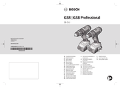 Bosch GSR 18-2-LI Professional Manual Original