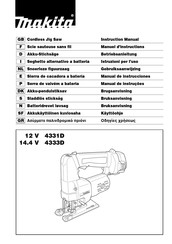 Makita 4333D Manual De Instrucciones