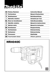 Makita HR4040C Manual De Instrucciones