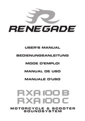 Renegade RXA 100 C Manual De Uso