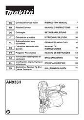 Makita AN935H Manual De Instrucciones