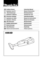 Makita 4093D Manual De Instrucciones