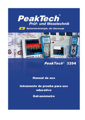 PeakTech 3204 Manual De Uso