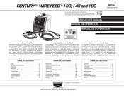 Century WIRE FEED 100 Manual De Operación