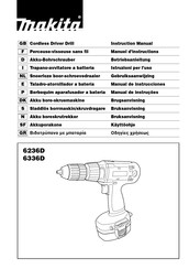 Makita 6336D Manual De Instrucciones