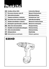 Makita 6204D Manual De Instrucciones