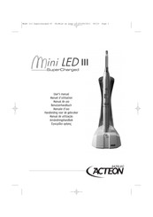 Satelec Acteon Mini LED III SuperCharged Manual De Uso