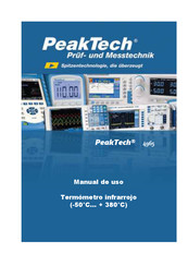 PeakTech 4965 Manual De Uso