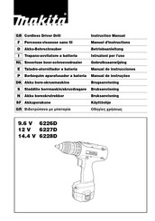 Makita 6226D Manual De Instrucciones