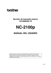 Brother NC-2100p Manual Del Usuario