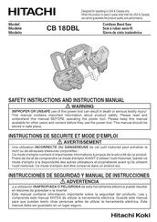 Hitachi CB 18DBL Manual De Instrucciones