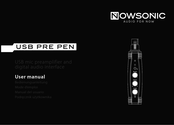 Nowsonic USB-PrePen Manual Del Usuario