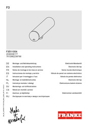 Franke F3EV1004 Instrucciones De Montaje