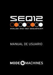 Mode Machines SEQ12 Manual De Usuario