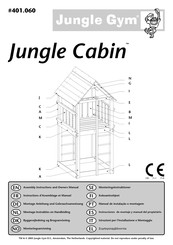 Jungle Gym Jungle Cabin Instrucciones De Montaje