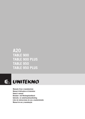 Unitekno TABLE 900 PLUS Manual De Uso