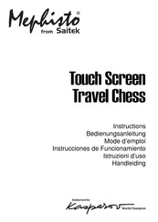 Mephisto Travel Chess Instrucciones De Funcionamiento