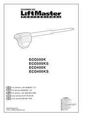 Chanberlain liftmaster professional ECO400K Manual De Instrucciones