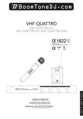 BoomToneDJ VHF-QUATTRO-HL Manual De Instrucciones