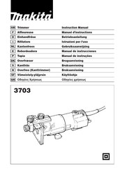 Makita 3703 Manual De Instrucciones