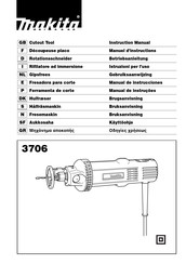 Makita 3706 Manual De Instrucciones