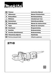 Makita 3710 Manual De Instrucciones