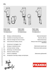 Franke F5EM1008 Instrucciones De Montaje