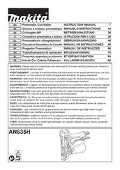 Makita AN635H Manual De Instrucciones