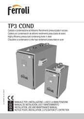 Ferroli TR3 COND Serie Manual De Instalación, Uso Y Mantenimiento