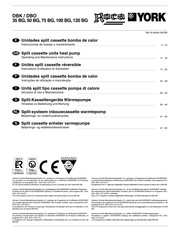 York Roca DBO
35 BG Instrucciones De Manejo