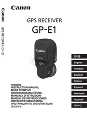 Canon GP-E1 Manual De Instrucciones