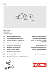 Franke F5ST2009 Instrucciones De Montaje