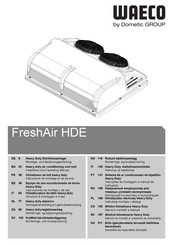 Waeco FreshAir HDE Instrucciones De Montaje