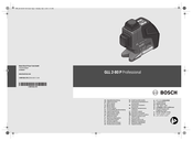 Bosch GLL 2-80 P Professional Manual Original