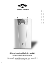 clage CEX-U Instrucciones De Instalación