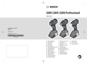 Bosch GDS 120-LI Professional Manual Original
