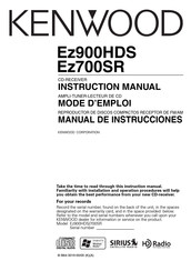 Kenwood Ez700SR Manual De Instrucciones