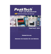 PeakTech 1030 Manual De Uso