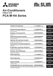 Mitsubishi Electric PCA-M71HA Serie Manual De Instrucciones