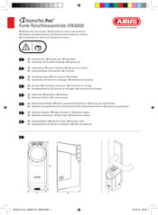 Abus HomeTec Pro CFA3000 Instrucciones De Montaje