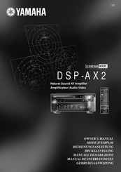 Yamaha DSP-AX2 Manual De Instrucciones
