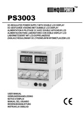 HQ-Power PS3003 Manual Del Usuario