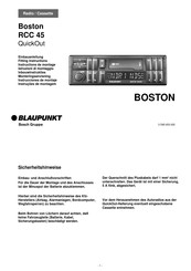 Blaupunkt Boston RCC 45 Instrucciones De Montaje