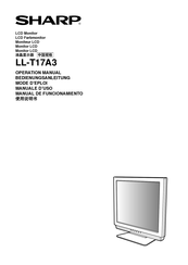 Sharp LL-T17A3 Manual De Funcionamiento