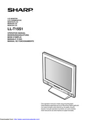 Sharp LL-T15S1 Manual De Funcionamiento