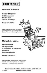 Sears Craftsman 536.887751 Manual Del Operador