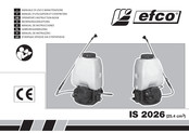 Efco IS 2026 Manual De Instrucciones