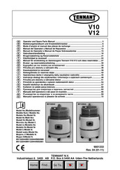 Tennant V10 Manual Del Operador