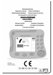 Amazone AMATRON+ Instrucciones De Servicio