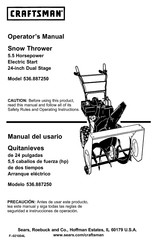 Craftsman 536.887250 Manual Del Usario